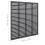 VidaXL vidaXL Lamellenzaun WPC 180x180 cm Grau 5