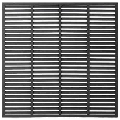 VidaXL vidaXL Lamellenzaun WPC 180x180 cm Grau