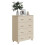 VidaXL (honey brown) vidaXL Sideboard Wooden Storage Side Cabinet Cupboard HAMAR Solid Wood Pine 5