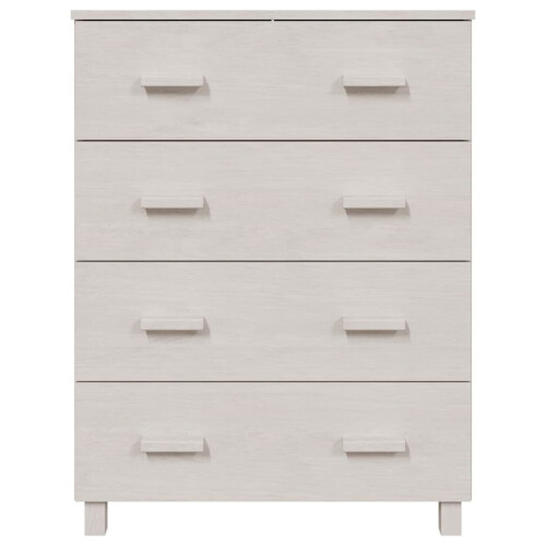 VidaXL (white) vidaXL Sideboard Wooden Storage Side Cabinet Cupboard HAMAR Solid Wood Pine 1