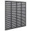 VidaXL vidaXL Lamellenzaun WPC 180x180 cm Grau 3