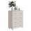 VidaXL (white) vidaXL Sideboard Wooden Storage Side Cabinet Cupboard HAMAR Solid Wood Pine 5