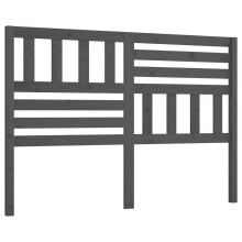 (grey, 126 x 4 x 100 cm) vidaXL Bed Headboard Bedroom Bed Header Decorative Headboard Solid Wood Pine