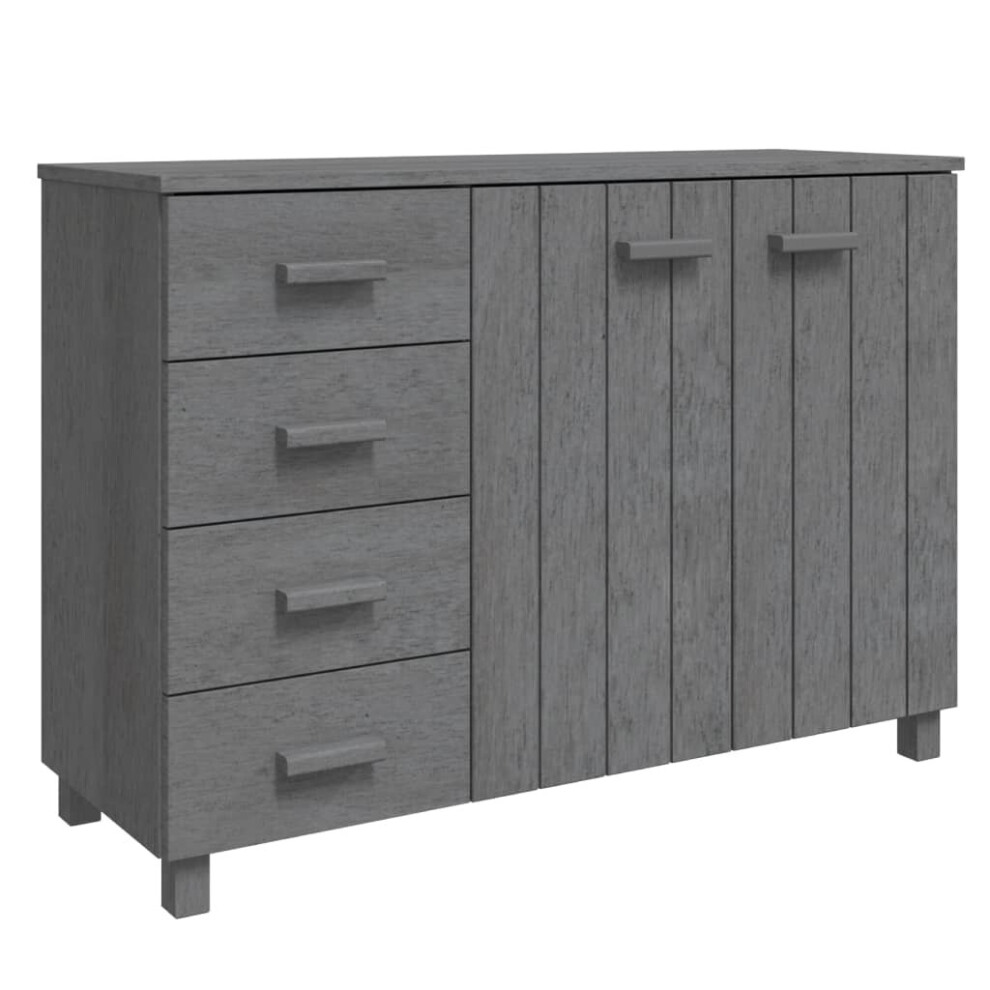 (dark grey) vidaXL Sideboard Solid Wood Pine Storage Side Cabinet Furniture Multi Colours