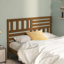 (honey brown, 126 x 4 x 100 cm) vidaXL Bed Headboard Bedroom Bed Header Decorative Headboard Solid Wood Pine