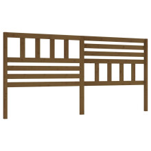 (honey brown, 206 x 4 x 100 cm) vidaXL Bed Headboard Bedroom Bed Header Decorative Headboard Solid Wood Pine