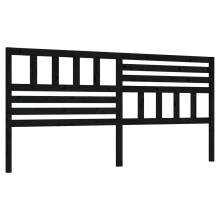 (black, 186 x 4 x 100 cm) vidaXL Bed Headboard Bedroom Bed Header Decorative Headboard Solid Wood Pine