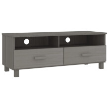 (light grey) vidaXL TV Cabinet Solid Wood Pine Wooden TV Stand Unit Furniture Multi Colours