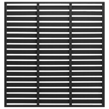 vidaXL Zaunelement WPC 180x180 cm Schwarz