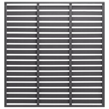 vidaXL Zaunelement WPC 180x180 cm Grau