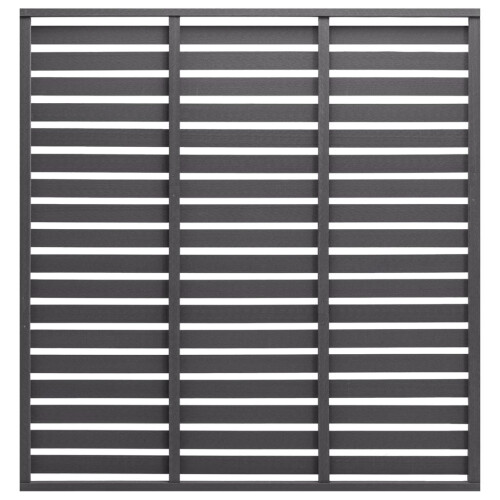 VidaXL vidaXL Zaunelement WPC 180x180 cm Grau