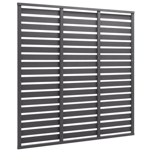 VidaXL vidaXL Zaunelement WPC 180x180 cm Grau 1