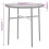 VidaXL vidaXL 3-tlg. Garten-Essgruppe Poly Rattan Grau 4