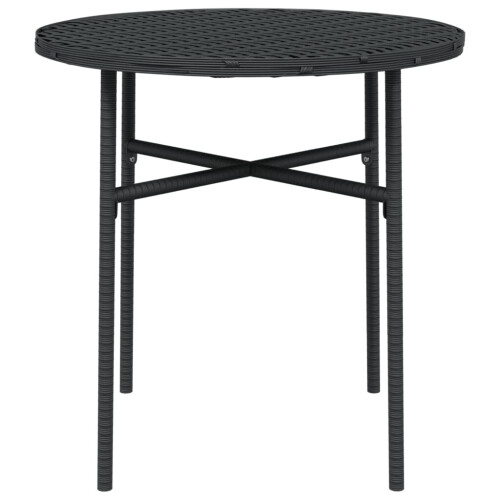 VidaXL vidaXL Beistelltisch Schwarz 45 cm Poly Rattan 2