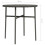 VidaXL (grey) vidaXL Tea Table Poly Rattan Outdoor Balcony Coffee Round Table Multi Colours 6