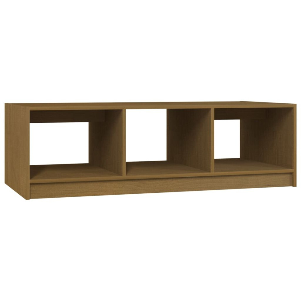 Vidaxl (Honey Brown) Solid Pinewood Coffee Table Living Room Couch Sofa Table Multi Colours