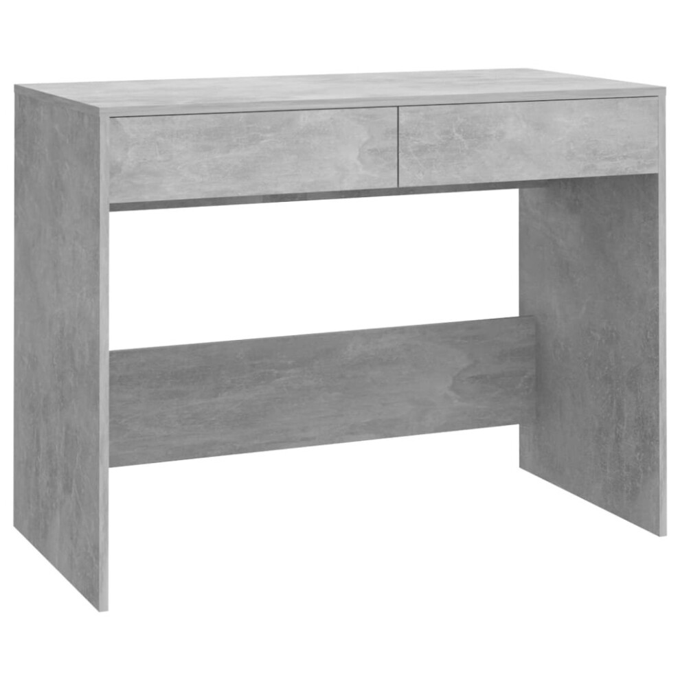 (concrete grey) vidaXL Desk Home Office Working Writing Table Computer Desk Engineered Wood-image-OPC-P9NCPQY-NEW
