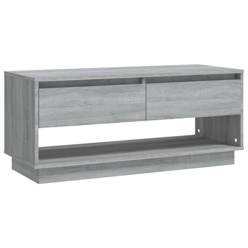 (grey sonoma) vidaXL TV Cabinet Chipboard Home Lowboard Hifi Cabinet TV Stand Multi Colours