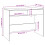 VidaXL (concrete grey) vidaXL Desk Home Office Working Writing Table Computer Desk Engineered Wood 2