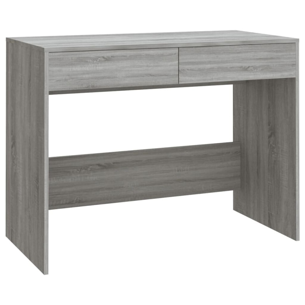 (grey sonoma) vidaXL Desk Chipboard Home Working Writing Table Computer Desk Multi Colours