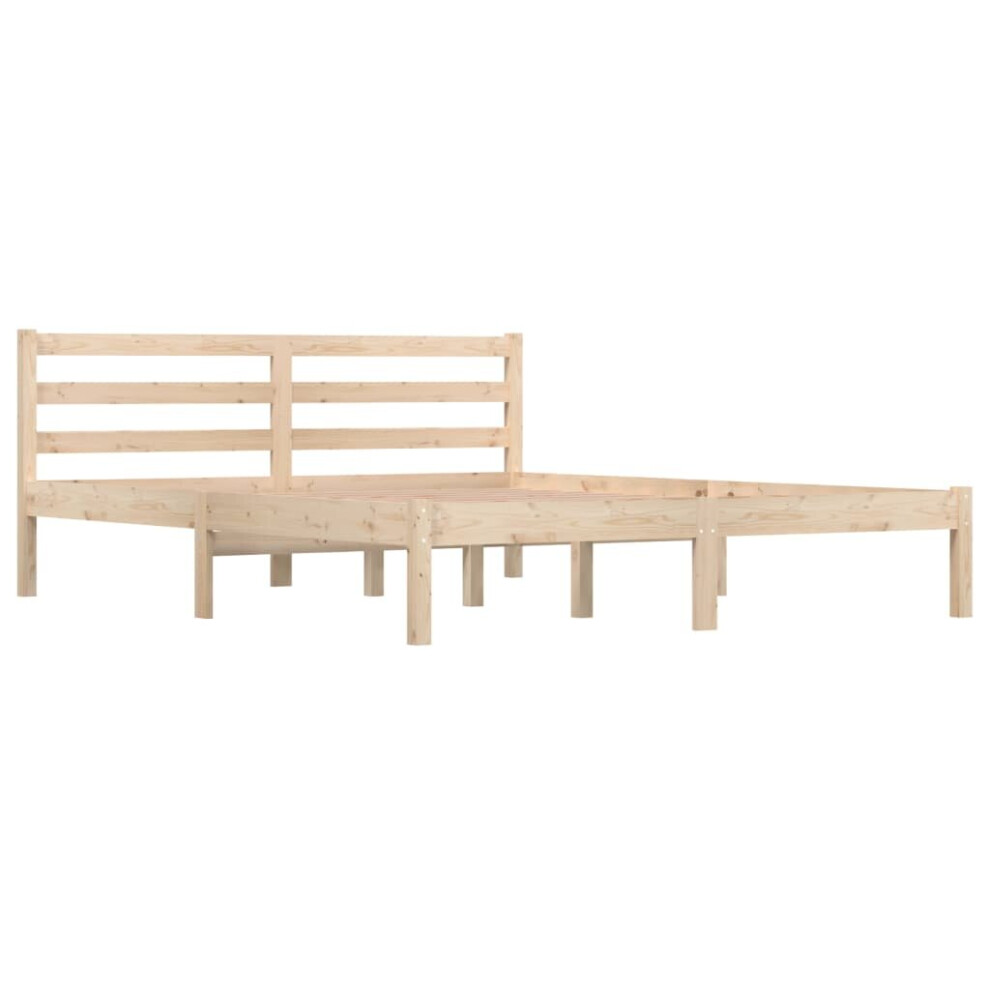 (brown, 150 x 200 cm) vidaXL Solid Wood Pine Bed Frame Platform Bedstead Multi Colours Multi Sizes