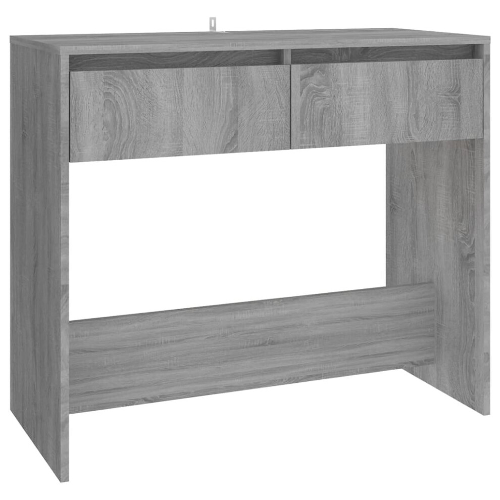 B&Q - Console Table Grey Sonoma 89X41X76.5 Cm Engineered Wood - Image 2