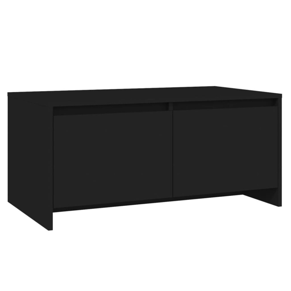 (black) vidaXL Coffee Table Chipboard Centre End Side Couch Sofa Table Multi Colours