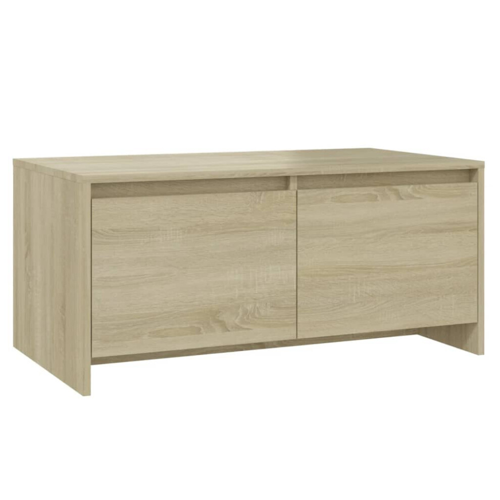 Vidaxl (Sonoma Oak) Coffee Table Chipboard Centre End Side Couch Sofa Table Multi Colours