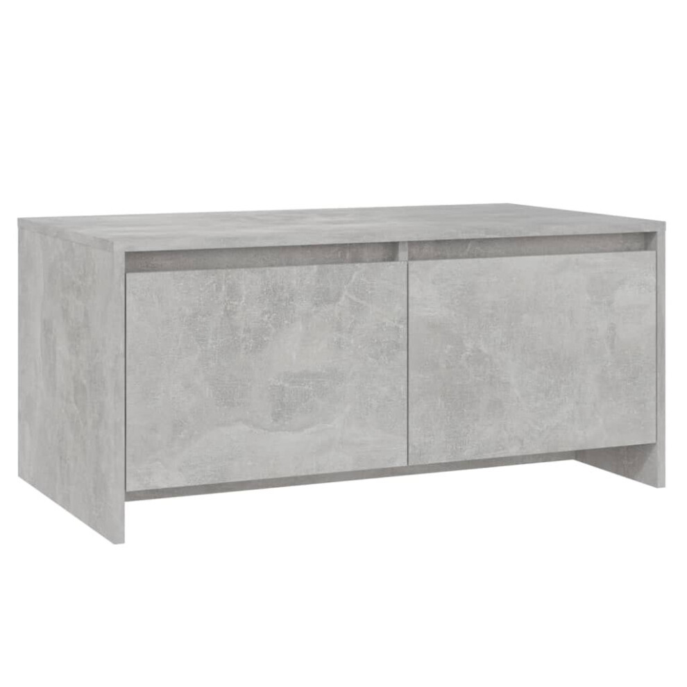 Vidaxl (Concrete Grey) Coffee Table Chipboard Centre End Side Couch Sofa Table Multi Colours