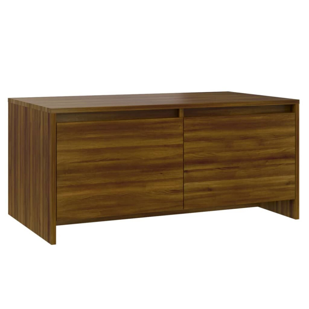 Vidaxl (Brown Oak) Coffee Table Chipboard Centre End Side Couch Sofa Table Multi Colours