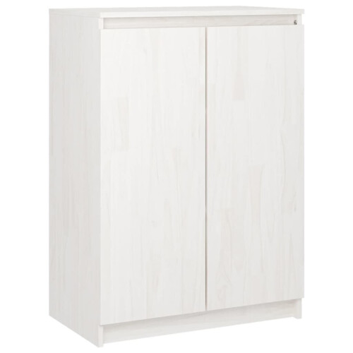 VidaXL (white) vidaXL Solid Pinewood Sideboard Highboard Book Side Cabinet Multi Colours