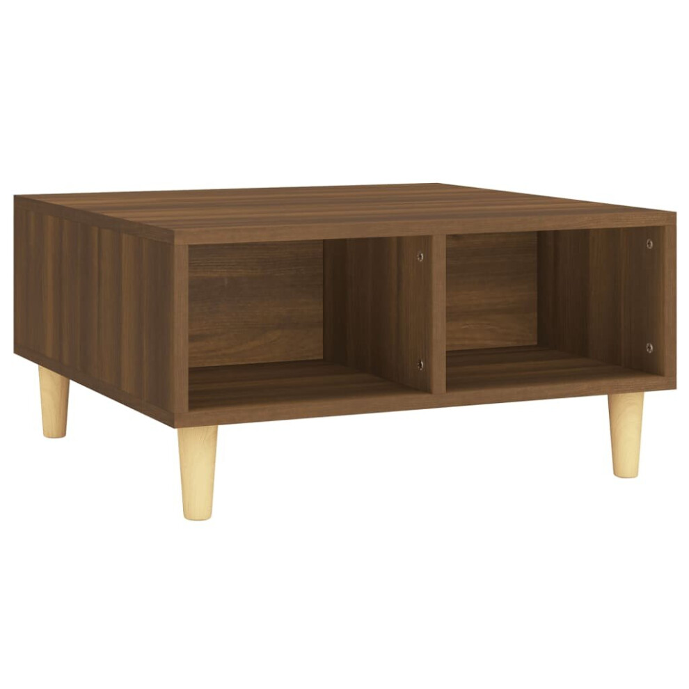 (brown oak) vidaXL Coffee Table Couch Side Accent Centre Table Chipboard Multi Colours