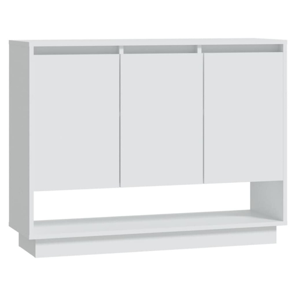 Vidaxl (White) Sideboard Chipboard Living Room Bedroom Storage Cabinet Multi Colours