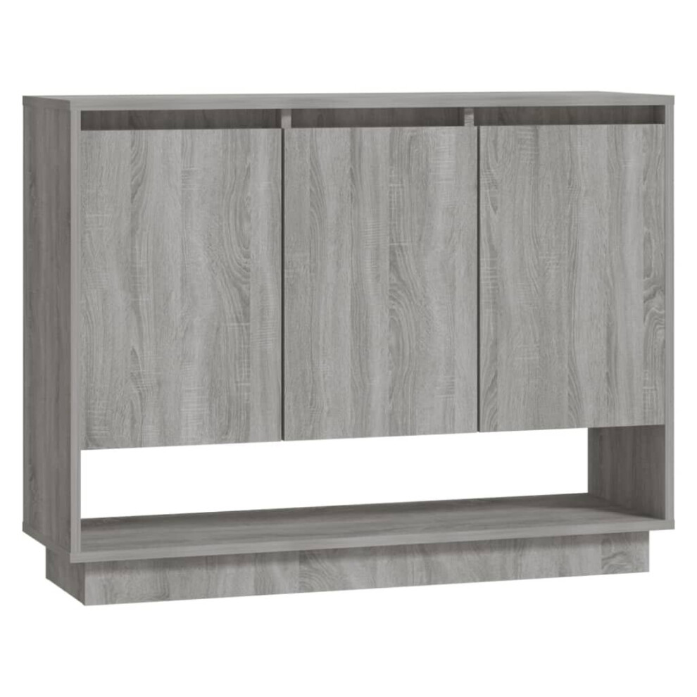 (grey sonoma) vidaXL Sideboard Chipboard Living Room Bedroom Storage Cabinet Multi Colours