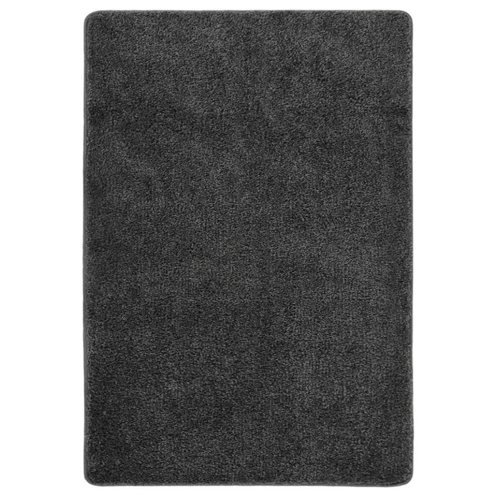 Vidaxl (Dark Grey, 120 X 170 Cm) Shaggy Rug Anti Slip Area Rug Floor Carpet Multi Colours Multi Sizes