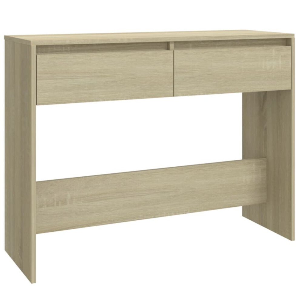 Vidaxl (Sonoma Oak) Console Table Hallway Accent Couch Table End Side Table Engineered Wood
