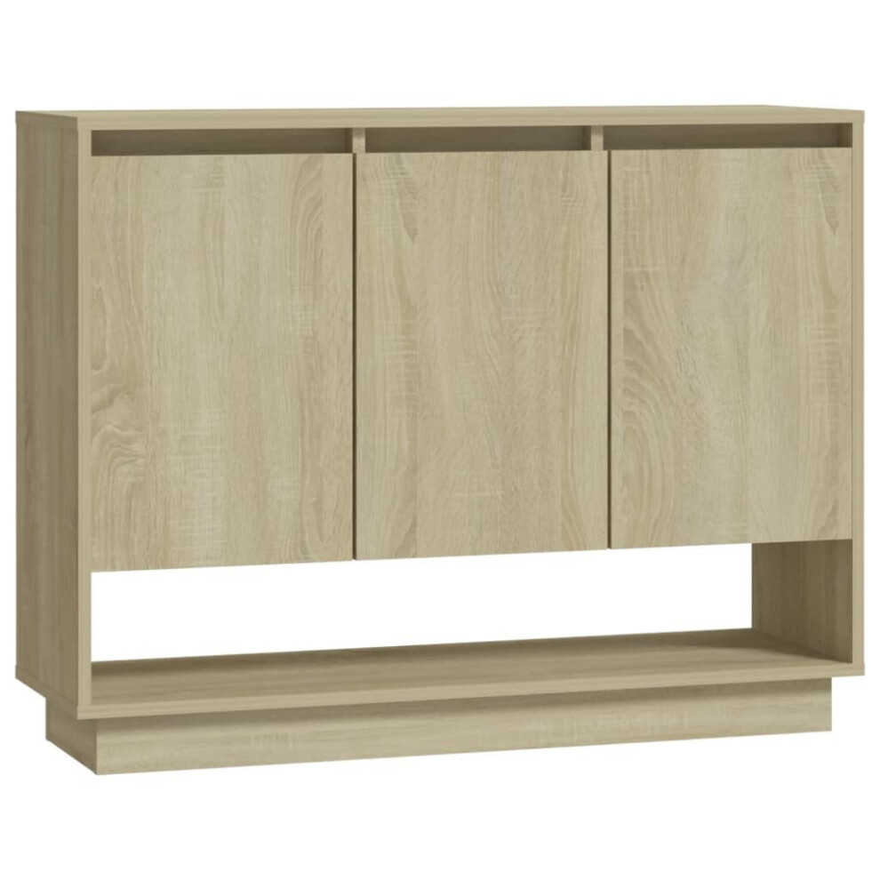 Vidaxl (Sonoma Oak) Sideboard Chipboard Living Room Bedroom Storage Cabinet Multi Colours
