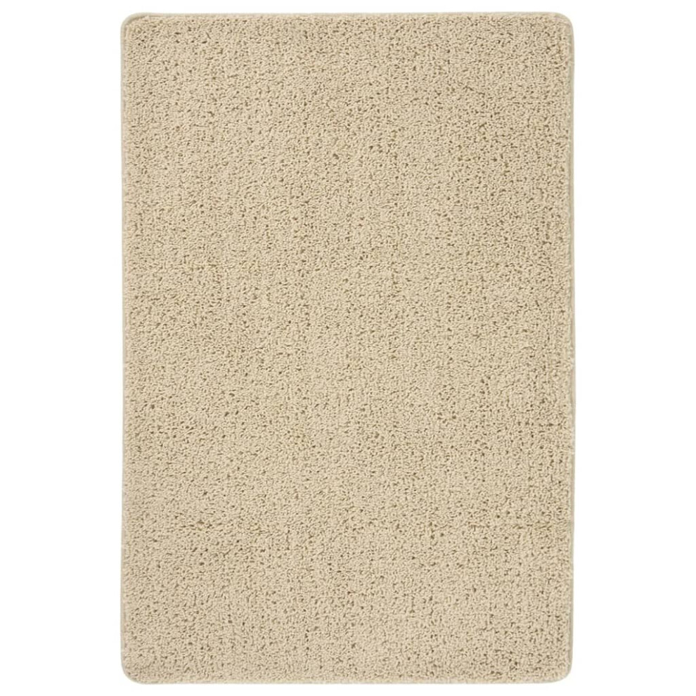 (cream, 140 x 200 cm) vidaXL Shaggy Rug Anti Slip Area Rug Floor Carpet Multi Colours Multi Sizes