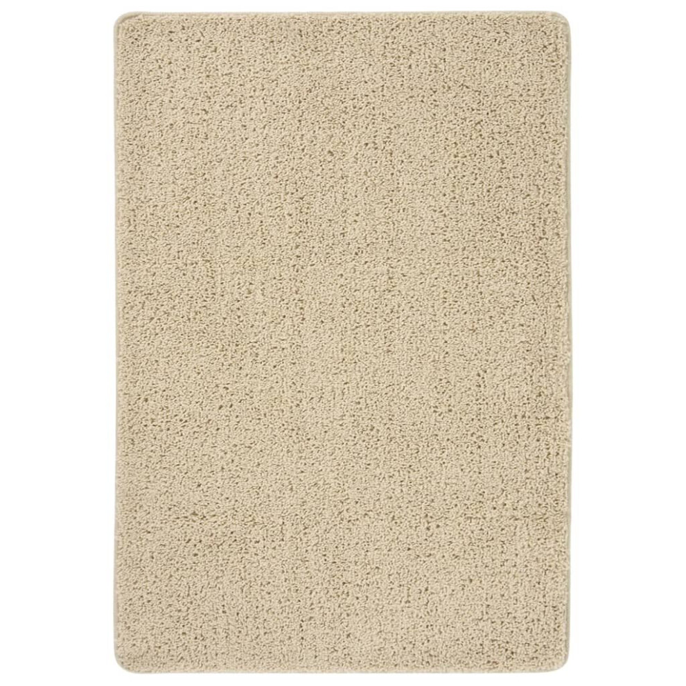 Vidaxl (Cream, 120 X 170 Cm) Shaggy Rug Anti Slip Area Rug Floor Carpet Multi Colours Multi Sizes
