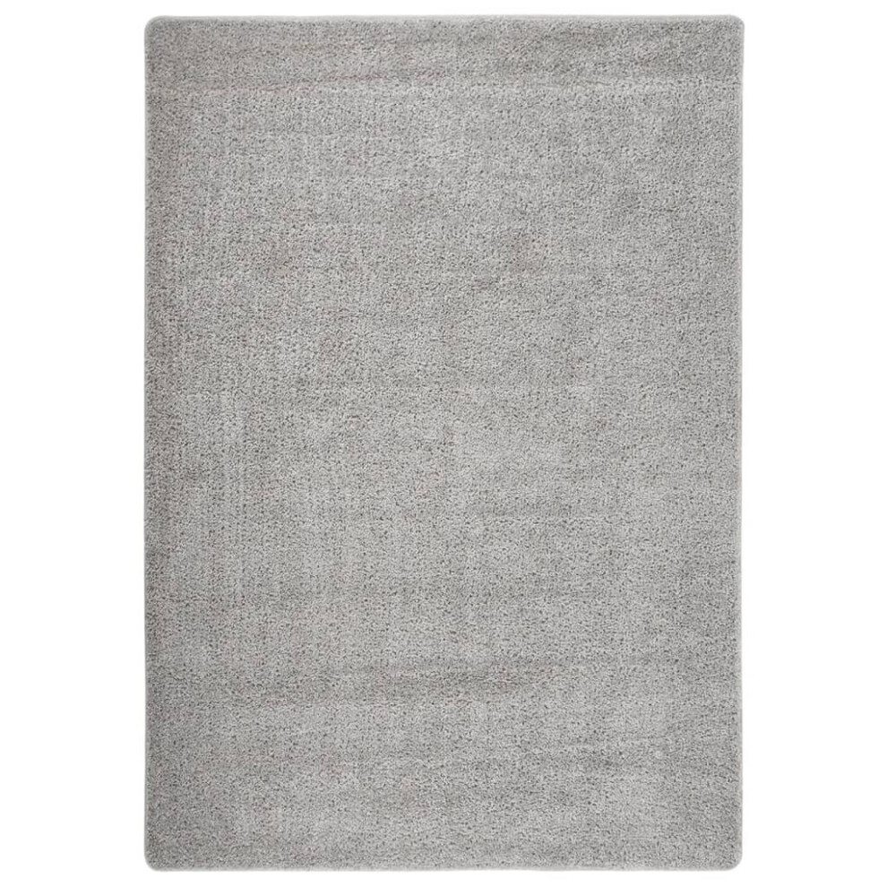 (light grey, 160 x 230 cm) vidaXL Shaggy Rug Anti Slip Area Rug Floor Carpet Multi Colours Multi Sizes