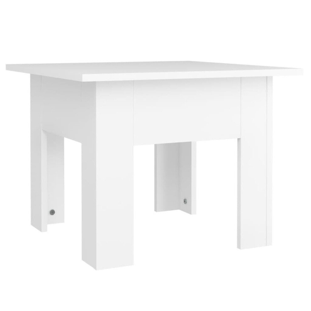 Vidaxl (White) Coffee Table Couch Table Hall End Center Accent Table Engineered Wood