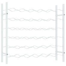 (white, 36) vidaXL Wine Rack for 96 Bottles Iron Wine Storage Cabinet Holder Shelf Indoor