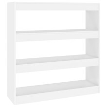 (white) vidaXL Book Cabinet/Room Divider Home Storage Cabinet Furniture Multi Colours