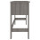 VidaXL (light grey) vidaXL Desk Solid Wood Pine Home Working Writing Computer Table Multi Colours 5