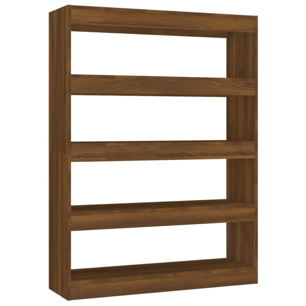 (brown oak) vidaXL Book Cabinet/Room Divider Bookcase Cabinet Book Shelf Multi Colours