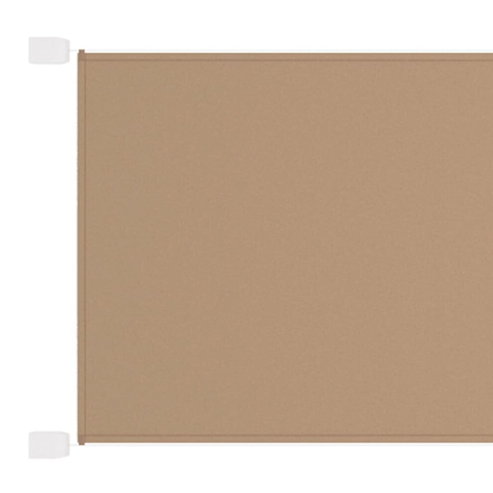 (taupe, 140 x 600 cm) vidaXL Vertical Awning Oxford Fabric Awning Privacy Screen Multi Colours/Sizes