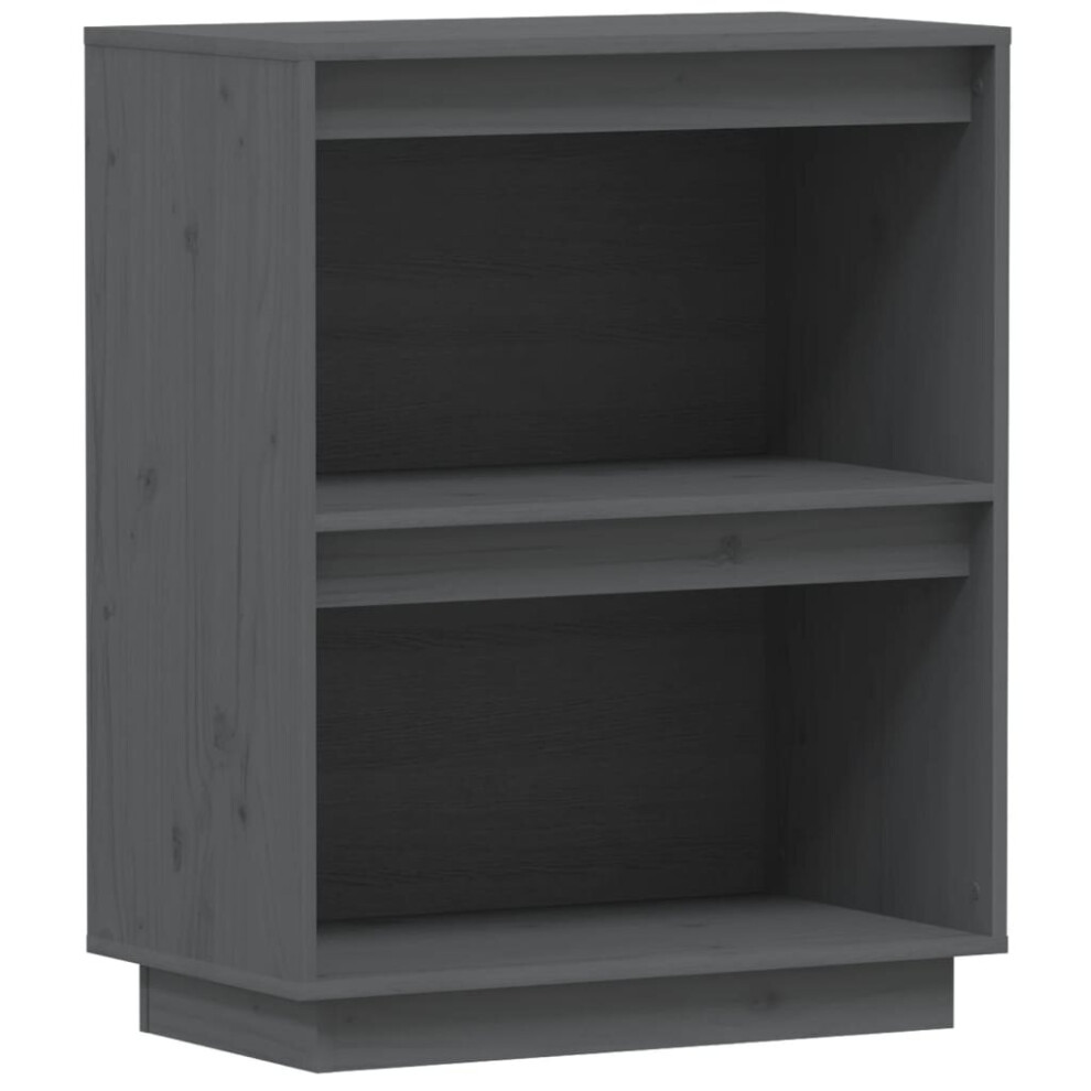 Vidaxl (Grey) Solid Wood Pine Console Cabinet Entryway Media Sideboard Multi Colours