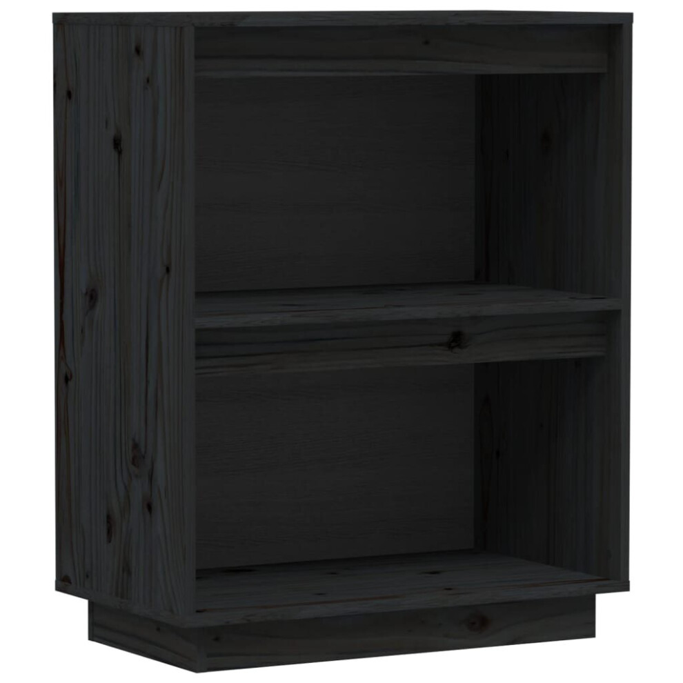 (black) vidaXL Solid Wood Pine Console Cabinet Entryway Media Sideboard Multi Colours