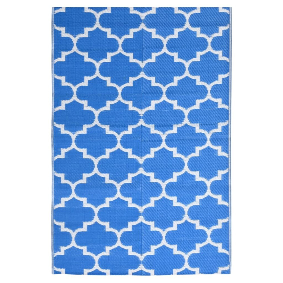 (blue, 160 x 230 cm) vidaXL Outdoor Carpet Garden Rug Carpet Patio Mat Area Rug Balcony Blanket PP