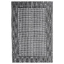 (black and grey, 140 x 200 cm) vidaXL Outdoor Carpet Garden Rug Carpet Patio Mat Area Rug Balcony Blanket PP